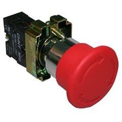Pulsador de Emergencia con Retencion Nc LAY5-BS542 EBC HQ